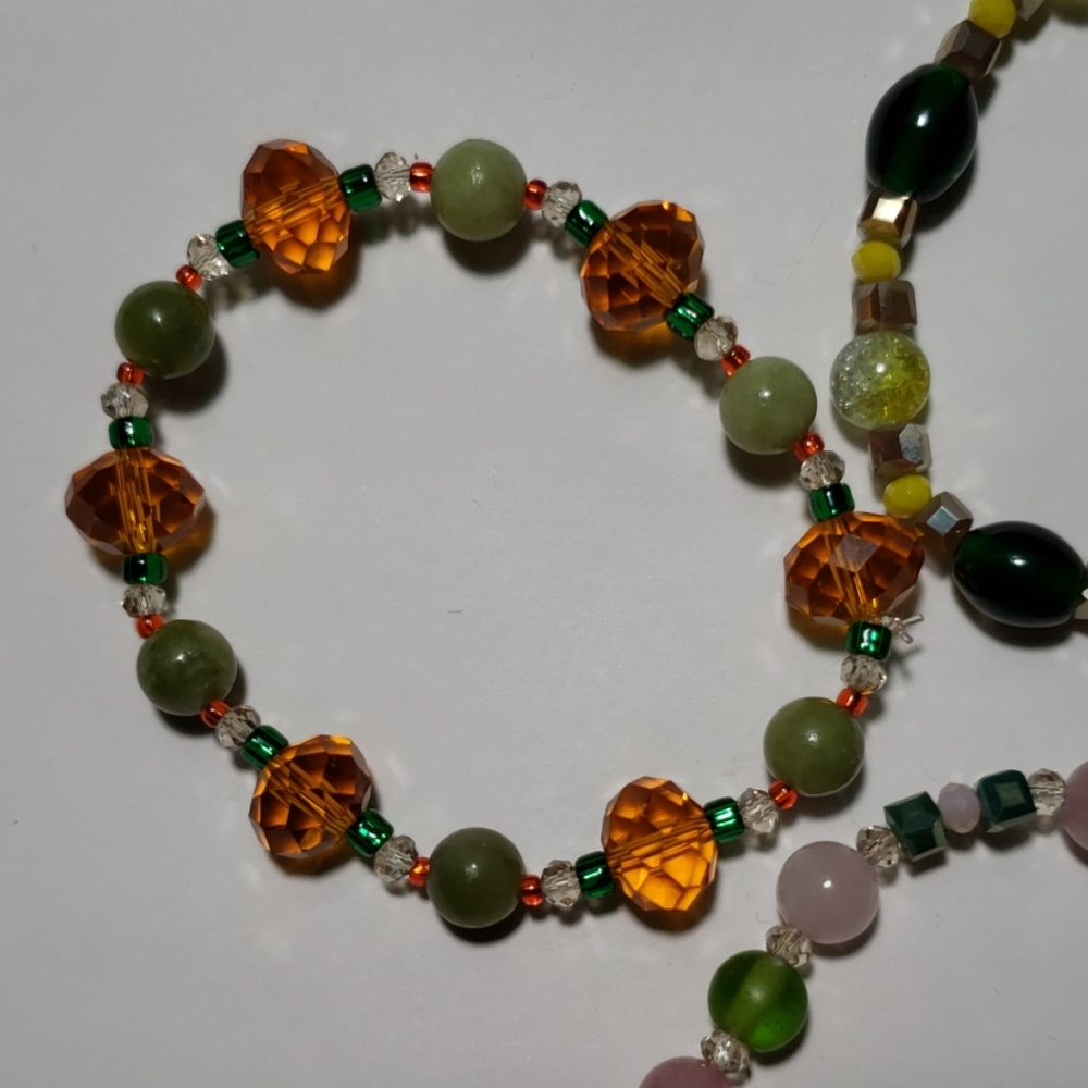 Six 6 inch Stretchy Bracelets